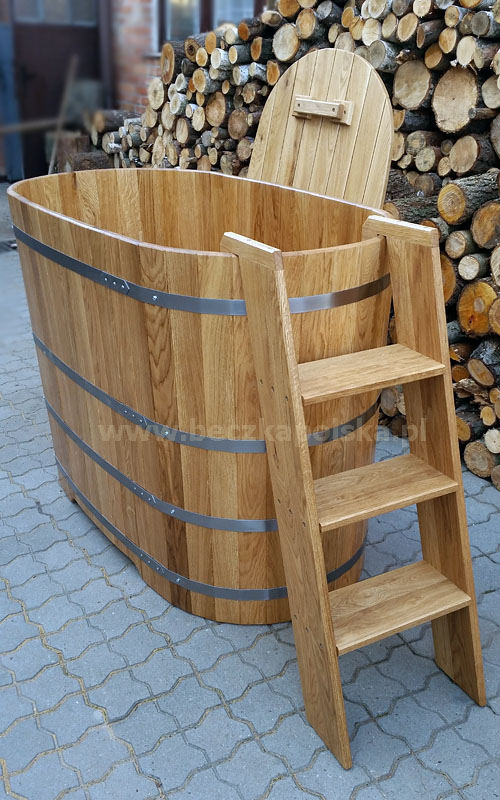 Balia 140 dąb z pokrywą balia140 dab