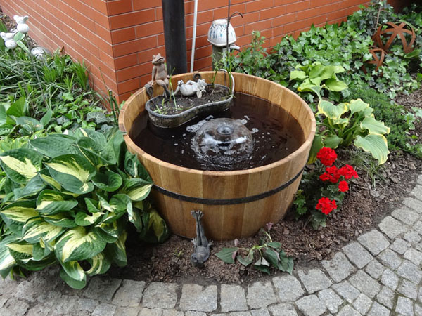 Cebrzyk balia ogrodowa 100x50 cm dąb balia ogrod fi 100 cm