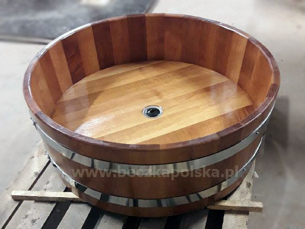 Cebrzyk brodzik prysznicowy 80x30 cm dąb ceber brodzik 80x30 cm