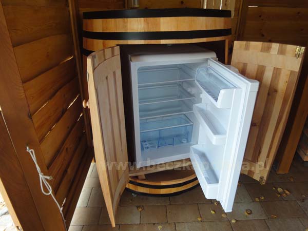 Beczka drewniana 125x110 sosna2