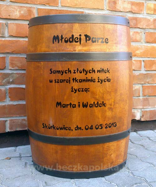 Beczka drewniana beczka90x60 slub