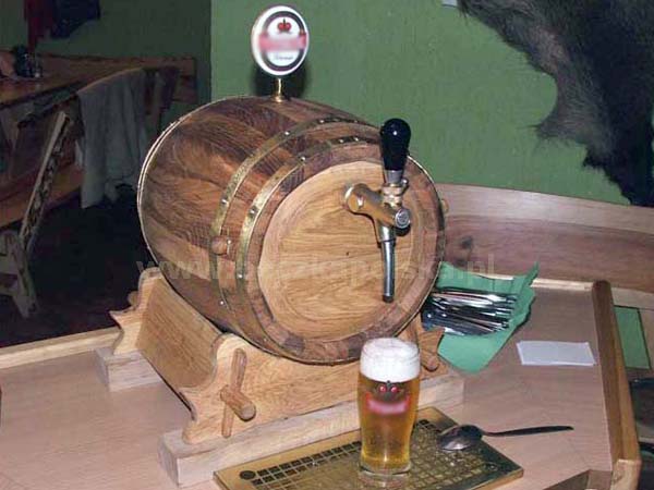 Beczka drewniana nalewak