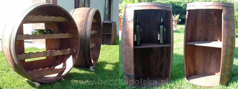 Beczki drewniane beczkinabutle1