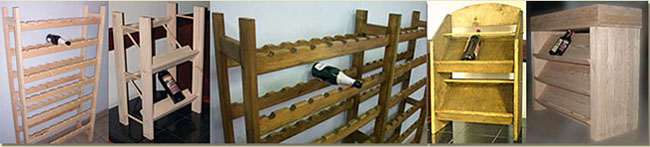 Regały na butelki z winem regaly1